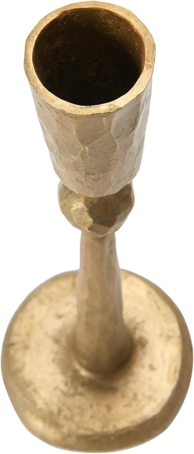 Creative Co-Op Hand-Forged Metal Taper, Antique Brass Finish Candle Holder