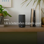 Pura Plus Smart Home Fragrance Diffuser for Large Spaces - Adjust Scent Intensity, Set Schedules & Timers, and More in Pura App - Fragrances Sold Separately - Black