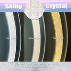 32 x20 Inch Crystal Oval LED Vanity Mirror with Lights Diamond Oval Lighted Mirror for Bathroom Wall Horizontal/Vertical Mounted Antifog Memory 3 Color Dimmable Crystal Ovals Light up Mirrors