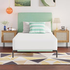 BestMassage | 10 Inch Twin XL Mattress | Gel Memory Foam | Medium Firm Feel | White | Bed in a Box, CertiPUR-US Certified | Pressure Relief, Cooling Ventilated Foam | Breathable Knit Cover