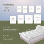 Cooling Mattress Topper - Full Size | Plush Pad Mattress Topper for Back Pain Relief, 8-21" Deep Pocket | Viscose Made from Bamboo Pillow Top | Bedroom Essentials