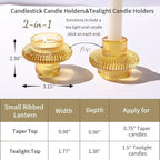 Candlestick Candle Holders 10 Pcs Candle Stick Holder Gold Taper Candle Holder Candle Stand for Wedding Party Thanksgiving Halloween Birthday Mantel Baby Shower Table Centerpieces Decor