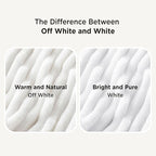 Bedsure GentleSoft California King Size White Fleece Blanket for Bed - Cozy Soft Blankets for Women, Cute Large Throws for Girls, Off White, 102x96 Inches