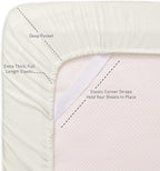 Full Size Sheet Sets - Breathable Luxury Sheets with Full Elastic & Secure Corner Straps Built In - 1800 Supreme Collection Extra Soft Deep Pocket Bedding, Sheet Set, EXTRA DEEP pocket - Full, Ivory