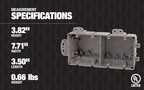 Southwire MSB1G One Gang Device Box with Depth Adjustable, Heavy Duty 42lb