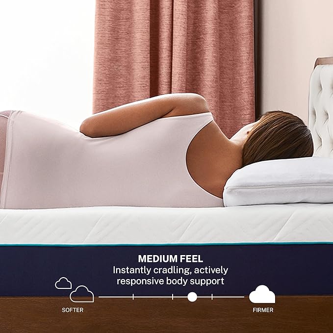 Sleep Innovations Shiloh Hybrid 12 Inch Cooling Gel Memory Foam and Innerspring Coil Mattress, Cal King Size, Bed in a Box, Cradling Medium Support