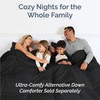 Full 6 Piece Sheet Set - Comfy Breathable & Cooling - Ultra Soft Hotel Luxury Bedding Set with 8-16 Inch Deep Pockets - 1 Flat & 1 Fitted Sheet & 4 Pillowcases - Cozy, Wrinkle Free & Easy Care - Black
