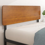 ZINUS Olivia Metal and Bamboo Platform Bed Frame, No Box Spring Needed, Wood Slat Support, Easy Assembly, Twin