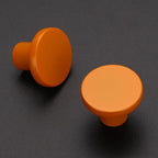 Ravinte 10 Pack Cabinet Knobs Orange Kitchen Cabinet Knobs Round Dresser Drawer Pulls Closet Door Pulls 1-1/5 Inch