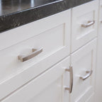 Franklin Brass Pierce (5-Pack) Cabinet Handles 3' Hole Center Satin Nickel Kitchen Drawer Pulls Dresser, Furniture Hardware P29519K-SN-B1