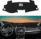 Dashboard Cover Mat Custom Fit for Toyota Camry 2012-2017 Dash Cover Nonslip Dash Mat Protector Sunshade No Glare Black