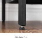 VASAGLE End Table，2-Tier Nightstands Side Table Night Stand Bedside Desk for Small Space in Living Room, Bedroom, , Steel Frame, Easy Assembly, 1 Pack, Chestnut Brown and Black, ULET202B07