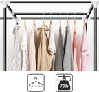 LOKEME Portable Closet, Great Size 82-Inch Portable Wardrobe with 5 Hanging Areas and 10 Storage Shelves for Hanging Clothes, Extra Sturdy 25mm Steel Tube and Easy to Assemble, Grey