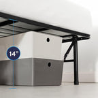Best Price Mattress New Innovated Box Spring Metal Bed Frame, Full 14 inch