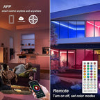 LED Lights for Bedroom 130ft Led Strip Lights Color Charging, Smart Light Strips with App Control RGB Music Sync Led Lights for Room Party Home Decoration