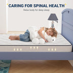 Avenco 8 Inch Twin XL Mattress, Twin Bed Mattresses in a Box, Medium Soft, Breathable Fabric Cover & Adaptive Support, CertiPUR-US Certified, Twin XL Size Mattress in Guest and Kids Bedroom