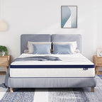 Avenco 14 Inch Queen Mattresses in a Box, Hybrid Queen Size Mattresses with Comfort Foam and Pocket Coils for Pressure Relief & Motion Isolation