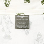 Eddie Bauer - Queen Sheets, Cotton Flannel Bedding Set, Brushed For Extra Softness, Cozy Home Decor (School of Fish, Queen)