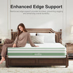 Novilla King Size Mattress 14 inch, King Size Hybrid Mattress in a Box with Motion Isolation,Gel Memory Foam with Pocket Springs for Support & Pressure Relief, Medium Firm Pillow Top Mattresses