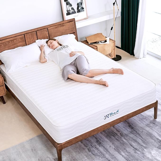Sunrising Bedding 8 inch Twin Natural Latex Mattress, Individually Encased Pocket Coil, Firm, Supportive, Naturally Cooling, Organic Mattress, 120-Night Free Trial, 20-Year Warranty