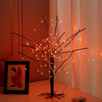 Mikasol Fairy Lights Battery Operated, 1 Pack Mini 3*AAA Battery Powered Copper Wire Led Starry String Lights Firefly Lights for Bedroom, Christmas, Parties, Decoration (5m/16ft Orange)