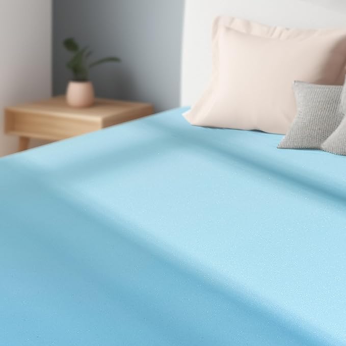 Subrtex Mattress Topper, Memory Foam Mattress Topper, Gel-Infused Memory Foam Topper for Side Stomach Sleepers, Breathable Bed Toppers (4 Inch, Full)