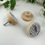 8Pack1.8 Wooden Jungle Animal Cabinet Drawer Knob Nursery Kids Room Dresser Furniture Drawer Handle Pulls and Knobs