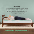 Kin By Tuft & Needle Firm 6" Twin XL Adaptive Foam Mattress in a Box, Cooling Pressure Relief, Balanced Support, 100 Night Trial, Fiberglass-Free, CertiPUR-US, 10-Year Limited Warranty