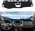 Dashboard Cover Mat Custom Fit for Chevrolet/Chevy Colorado 2015-2020 2021 2022 Dash Cover Nonslip Dash Mat Protector Sunshade No Glare Black