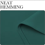 NICETOWN Christmas Thermal Insulated Solid Grommet Blackout Curtains/Drape for Living Room (Hunter Green, 1 Pair, 42 by 84-Inch)