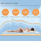 BestMassage | 5 Inch King Mattress | Gel Memory Foam | Medium Firm Feel | White | Bed in a Box, CertiPUR-US Certified | Pressure Relief, Cooling Ventilated Foam | Breathable Knit Cover