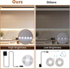 White LED Strip Lights, 100ft Dimmable Bright 24V Led Tape Light with Remote and App Control, 2700K-6500K White 1440 LEDs Lights for Bedroom, Kitchen, Ceiling (1 Rolls of 100ft)