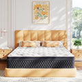 ELEMUSE 12 Inch Cal King Mattress in a Box, Memory Foam Hybrid Mattress with Individually Pocketed Springs for Isolate Motion, Pressure Relief, CertiPUR-US Certified