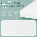 PayLessHere 10 Inch Twin XL Green Tea Memory Foam Mattress Cooling Gel Infused Mattress,Medium Firm Mattresses Fiberglass Free/CertiPUR-US Certified/Bed-in-a-Box/Pressure Relieving Twin XL Size,White