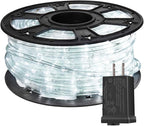100 Feet 720 LED Rope Lights,2-Wire Low Voltage Waterproof Rope Lights Outdoor,Indoor Background Lighting Idear for Trees,Bridges,Eaves,Pool,Wedding Use(White)