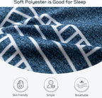 MAXYOYO Grey Cactus Pattern Queen Size Futon Mattress, Quilted Bed Mattress Topper, Extra Thick Folding Sleeping Pad, Breathable Floor Lounger, Guest Bed for Camping, Couch