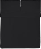 Queen Size Bed Sheets - Breathable Luxury Sheets with Full Elastic & Secure Corner Straps Built In - 1800 Supreme Collection Extra Soft Deep Pocket Bedding Set, Sheet Set, Queen, Black