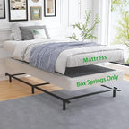 ALDRICH Low Profile Box Spring Twin Size,3 Inch Heavy Duty Metal Box Spring for Twin Bed,Mattress Foundation Non-Slip/No Noise/Easy Assembly (Twin)