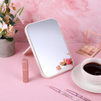12 Pack Spa Mirrors for Party, Mirror Bulk, Small Table Mirror with Stand, 7.87 Inch Adjustable Vanity Desktop Folding Mirrors, 4 Colors for Makeup Travel