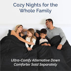 Queen 6 Piece Sheet Set - Comfy Breathable & Cooling - Ultra Soft Hotel Luxury Bedding Set w/ 8-16 Inch Deep Pockets - 1 Flat & 1 Fitted Sheet & 4 Pillowcases - Cozy, Wrinkle Free & Easy Care - Black