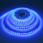 12V 5M/16.4ft LED Strip Light Blue 600LEDs Flexible SMD2835 High Brightness No-Waterproof IP20 LED Tape Lights for Bedroom Christmas Party etc(No Power Supply)
