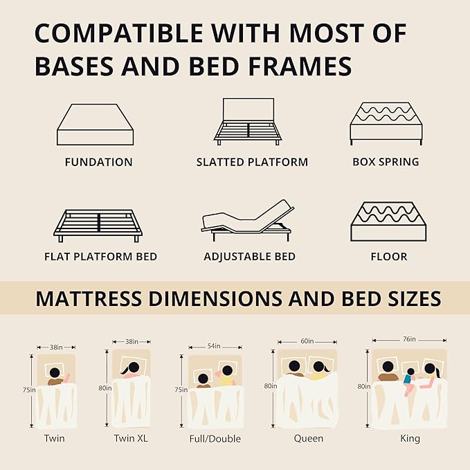 EGOHOME 14 Inch Twin XL Memory Foam Mattress for Back Pain, Cooling Copper Gel Bed in a Box, Foam Made in USA, CertiPUR-US Certified, Therapeutic Medium Firm,Daybed 38x80x14 Black