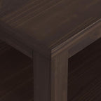 SIMPLIHOME Warm Shaker SOLID WOOD 20 inch Wide Rectangle Transitional End Table in Warm Walnut Brown for the Living Room and Bedroom