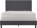 DHP Janford Upholstered Bed, Gray Linen, Full