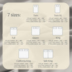 LuxClub 4 PC California King Sheet Set, Breathable Luxury Bed Sheets, Deep Pockets Wrinkle Free Cooling Sheets Machine Washable Hotel Bedding Silky Soft - Light Taupe Cal King