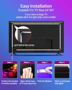 Daymeet LED Lights for TV, 9.8FT TV Led Backlight Behind Lights for 32-60inch USB Led Light Strip Glow RGBICW Color Changing Sync with Music Bluetooth APP Control Led Lighting for Bedroom