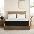 Full Size Mattress 12 Inch Hybrid Mattress in a Box with Bamboo Cover - Memory Foam Mattress with Memory Foam and Pocket Springs - Medium Firm Mattress with Pressure Relief