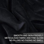 Polar Fleece Blanket Travel Size Lightweight Throw for The Bed Extra Soft Brush Fabric Super Warm Sofa Blanket 50"x 61"(Black Travel)