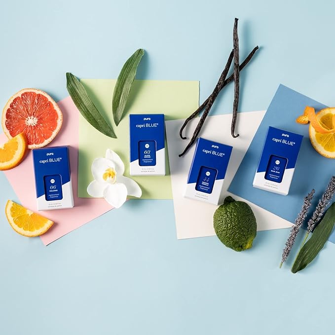 Capri Blue Pura Smart Home Plug-in Diffuser Refills – Volcano with a Tropical, Citrus Scent – Long-Lasting Aromatherapy Diffuser Refills (Pack of 2)