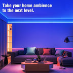 VOLIVO 100ft Led Strip Lights for Bedroom, Color Changing Led Light Strips Kit with 24 Keys IR Remote and Smart App Control, RGB Music Sync Lighting for Room, Home Decor